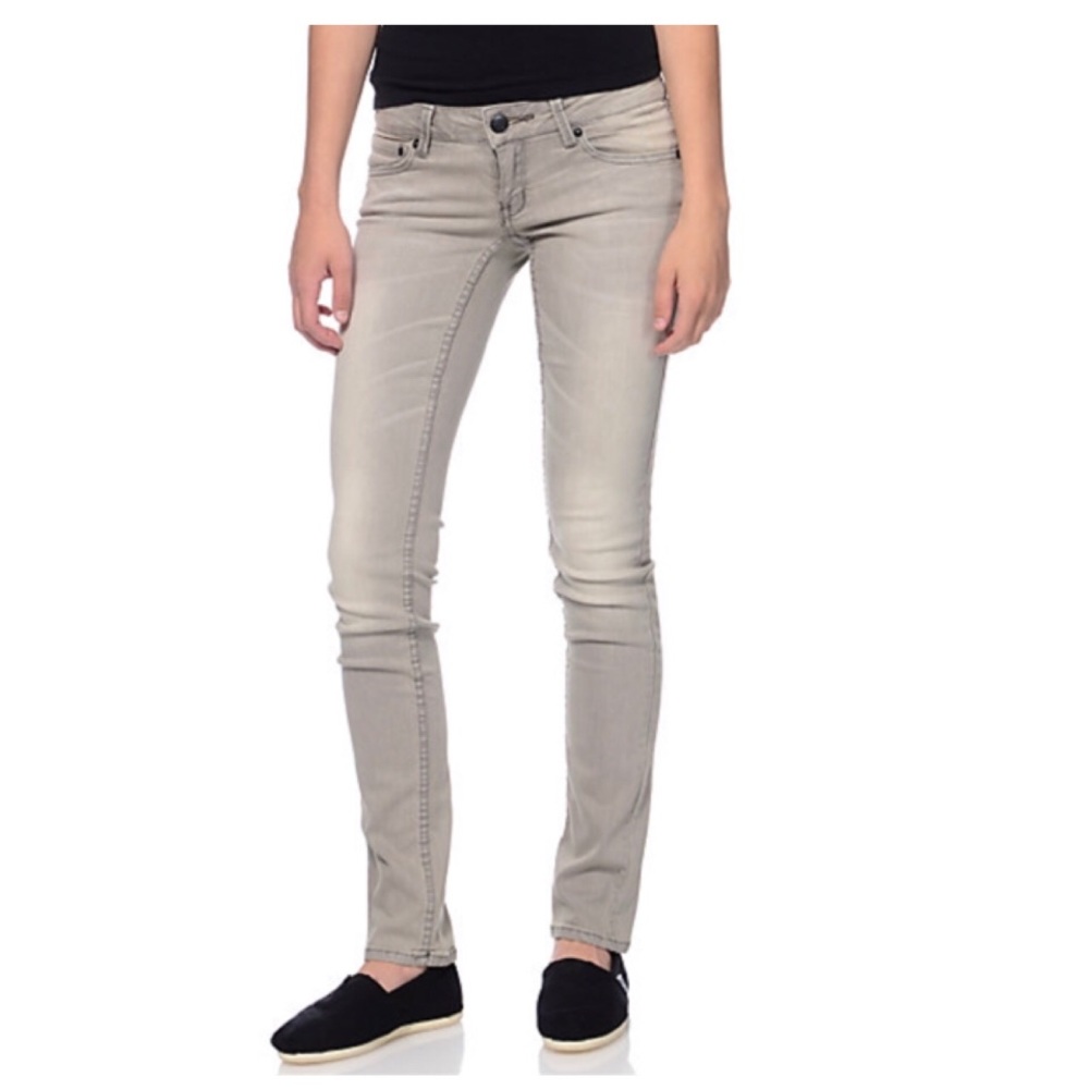 All Saints Grey Skinny Jeans RARE AMAZING retro 28